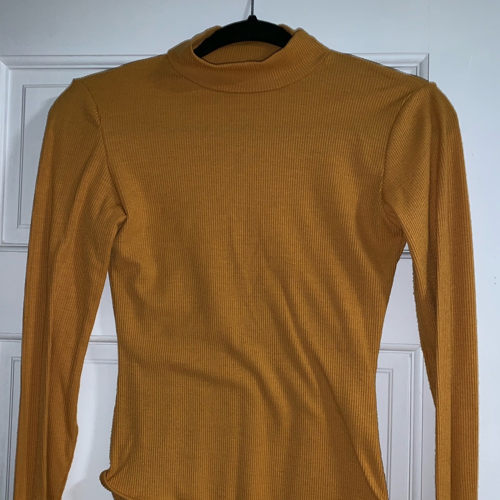 Mustard bodysuit